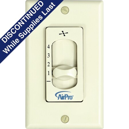 Progress Lighting Four Speed Ceiling Fan Wall Control. P2613-95